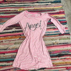 Victoria's Secret Pink and white Striped night shirt